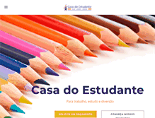 Tablet Screenshot of casadoestudante.com